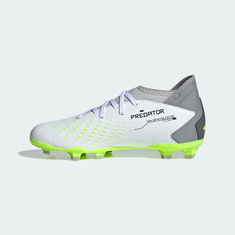 Adidas Predator Accuracy.3 IE9504 Kids 4 White Black FG Football Boots HTAT1580